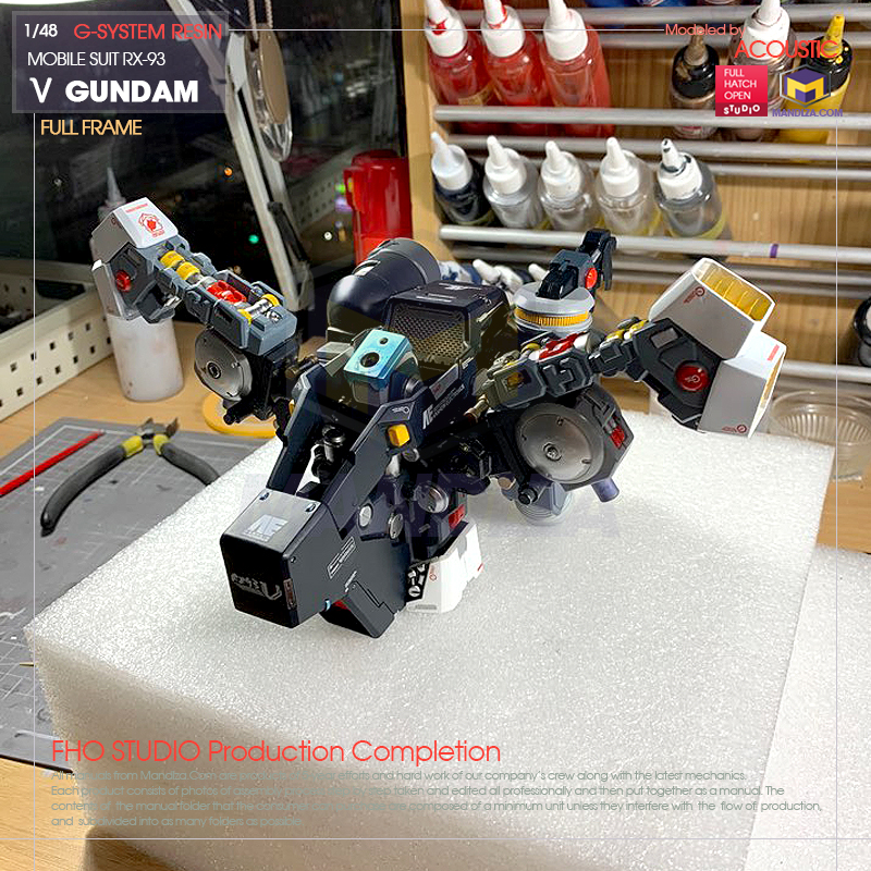 1/48 G-System Nu Gundam Part 1: Unboxing & Modding