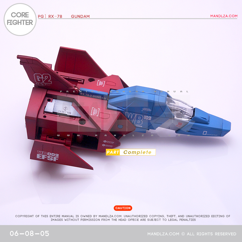 PG] RX78-02 CORE FIGHTER 06-08