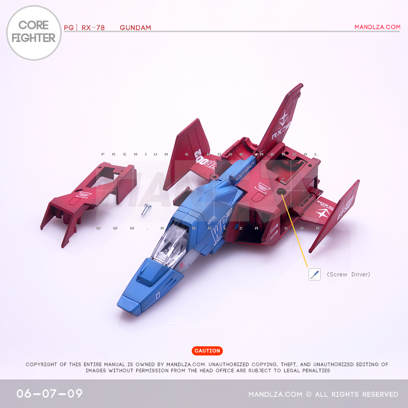 PG] RX78-02 CORE FIGHTER 06-07