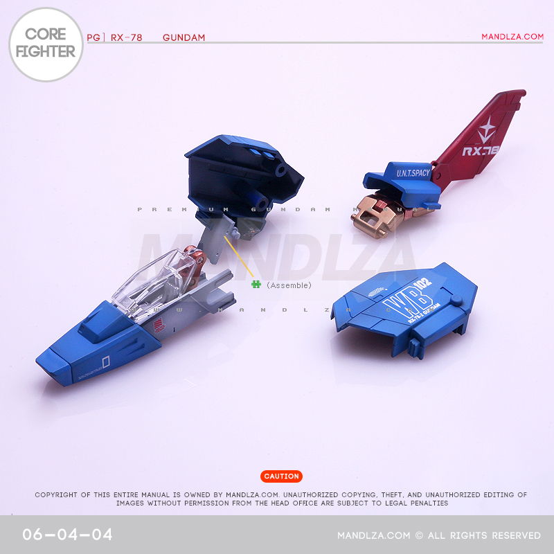 PG] RX78-02 CORE FIGHTER 06-04