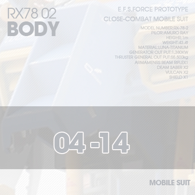 PG] RX78-02 BODY 04-14