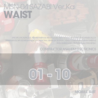 MG] MSN-04 SAZABI Ver.Ka WAIST 01-10