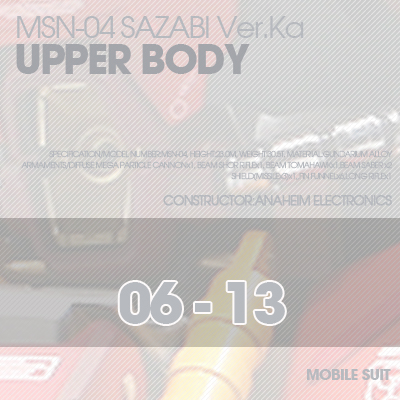 MG] SAZABI Ver.Ka Ver02 Upper Body  06-13