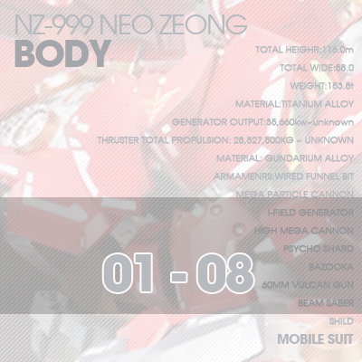 HG] Neo Zeong BODY 01-08