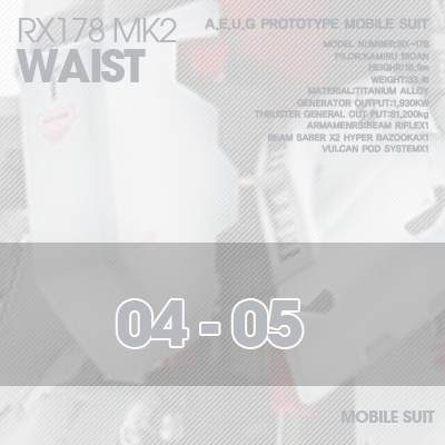 PG] MK2 A.E.U.G WAIST 04-05
