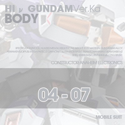 MG]HI NU-GUNDAM BODY 04-07