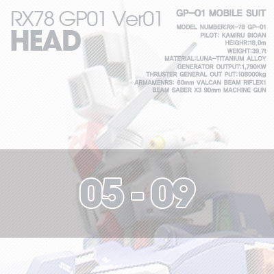 PG] RX78 GP-01HEAD 05-09