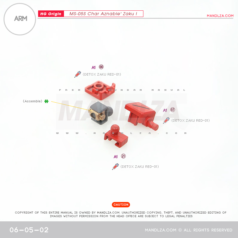 G] The Origin-Zaku I ARM 06-05