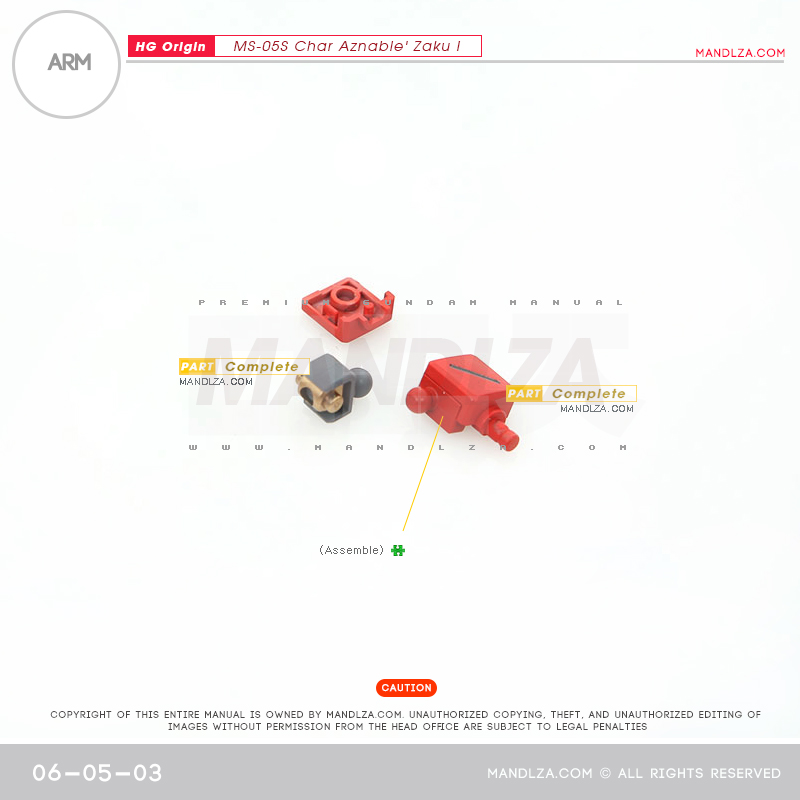 G] The Origin-Zaku I ARM 06-05