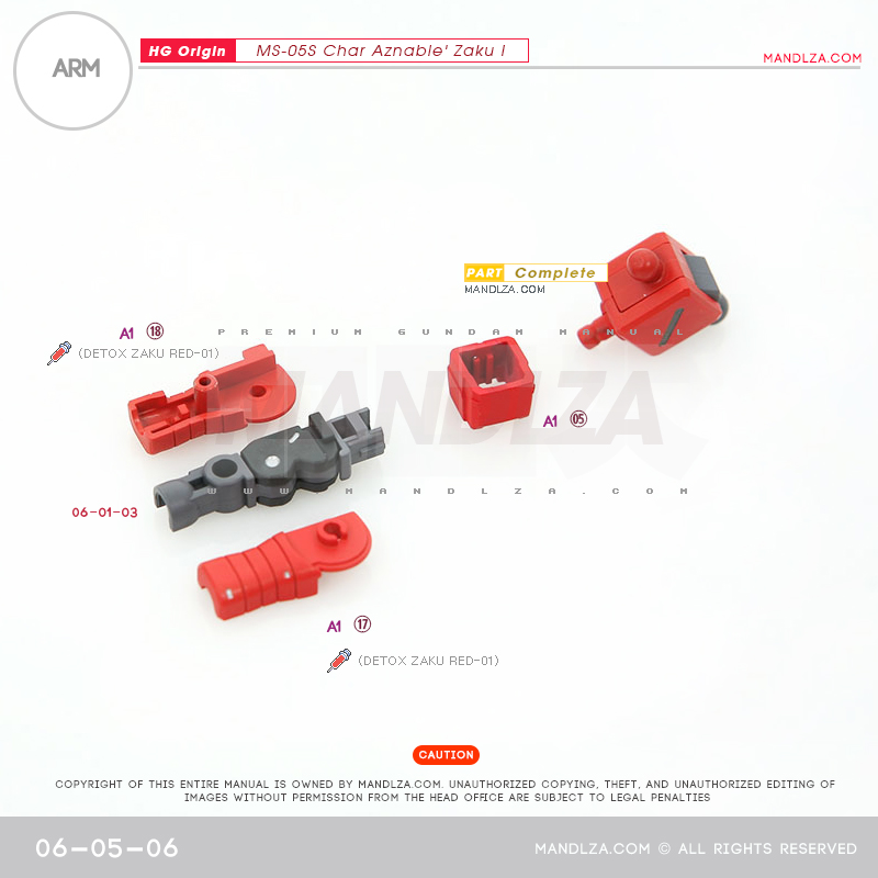 G] The Origin-Zaku I ARM 06-05