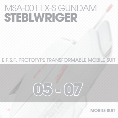 MG] EX-S GUNDAM Steblwriger 05-07