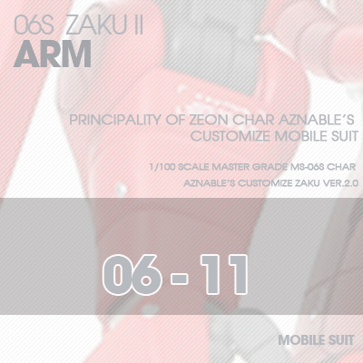 MG] Char Zaku 2.0 ARM 06-11