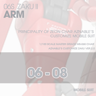 MG] Char Zaku 2.0 ARM 06-08