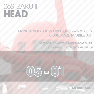 MG] Char Zaku 2.0 HEAD 05-01