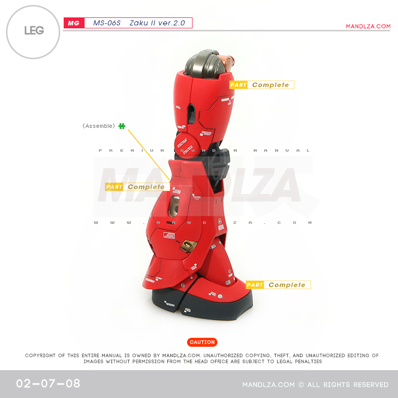 MG] Char Zaku 2.0 LEG 02-07