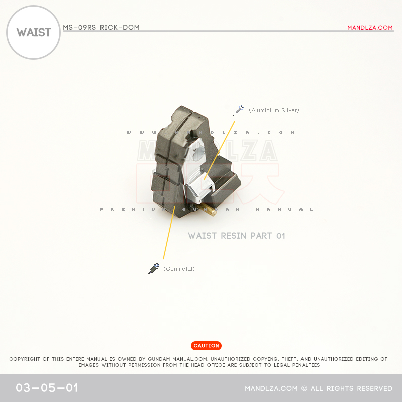 MG] Char Zaku 2.0 WAIST 03-05