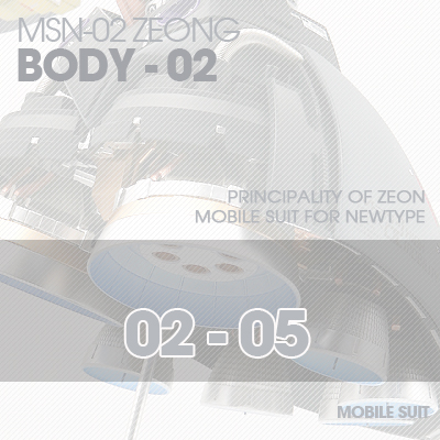 MG] MSN-02 ZEONG BODY02 02-05