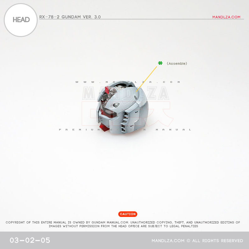 MG] RX78 3.0 HEAD 03-02