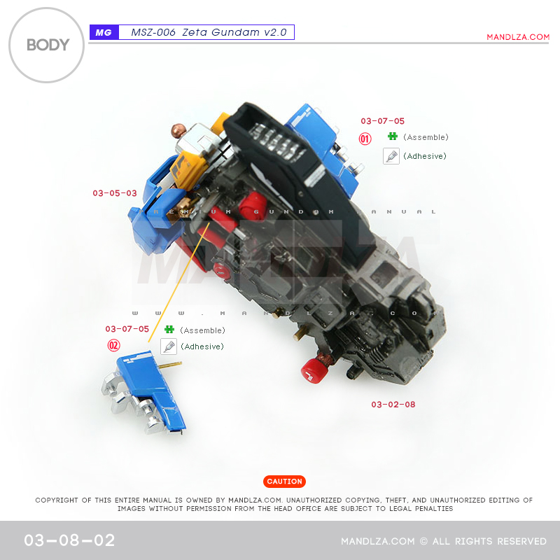 MG] MSZ-006 ZETA 2.0 BODY 03-08