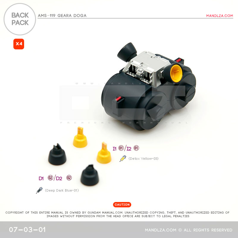 MG] AMS119 Geara Doga BackPack 07-03