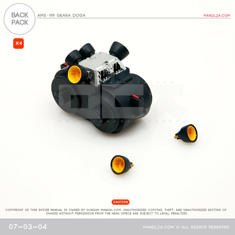 MG] AMS119 Geara Doga BackPack 07-03