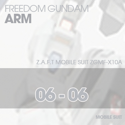 MG] ZGMF-X10A FREEDOM GUNDAM ARM 06-06