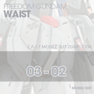 MG] ZGMF-X10A FREEDOM GUNDAM WAIST 03-02