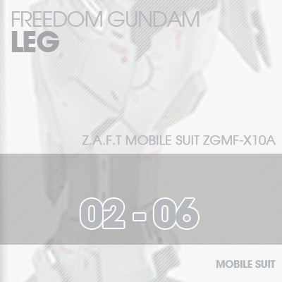 MG] ZGMF-X10A FREEDOM GUNDAM LEG 02-06