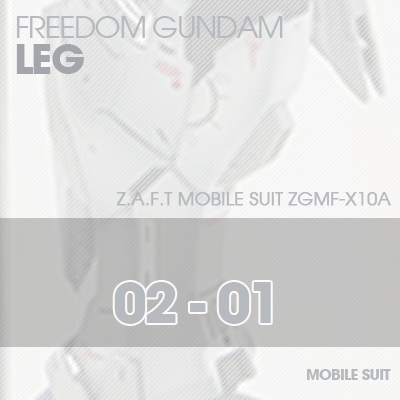 MG] ZGMF-X10A FREEDOM GUNDAM LEG 02-01