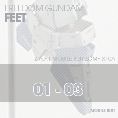 MG] ZGMF-X10A FREEDOM GUNDAM FEET 01-03