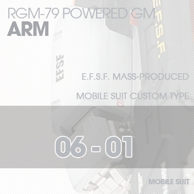 MG] RGM79 POWERED GM ARM 06-01