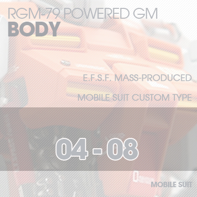 MG] RGM79 POWERED GM BODY 04-08