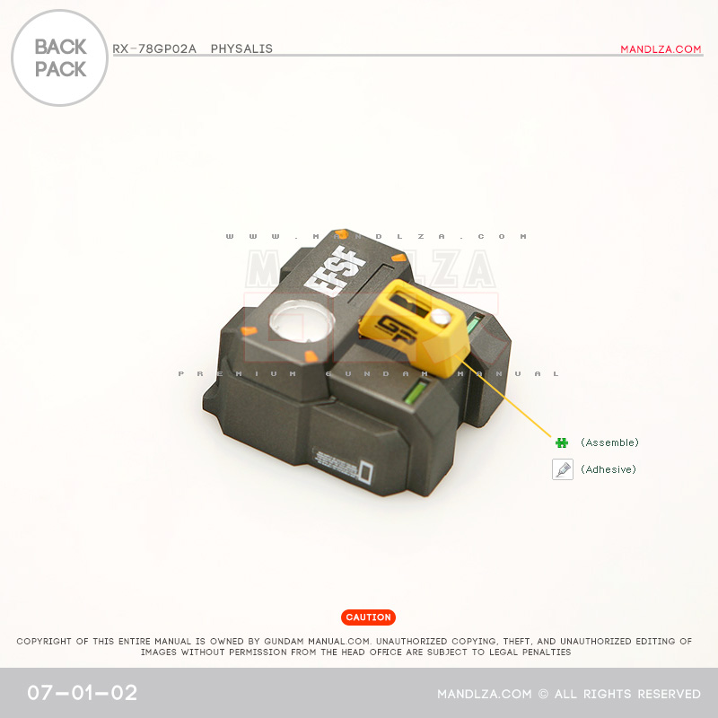 MG] RX78 GP02 PHYSALIS Backpack 07-01