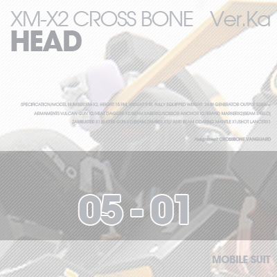 MG] XM-X2 CrossBone HEAD 05-01