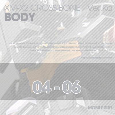 MG] XM-X2 CrossBone BODY 04-06