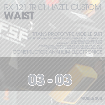 INJECTION] Hazel custom 1/100 WAIST 03-03