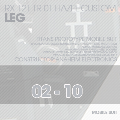 INJECTION] Hazel custom 1/100 LEG 02-10