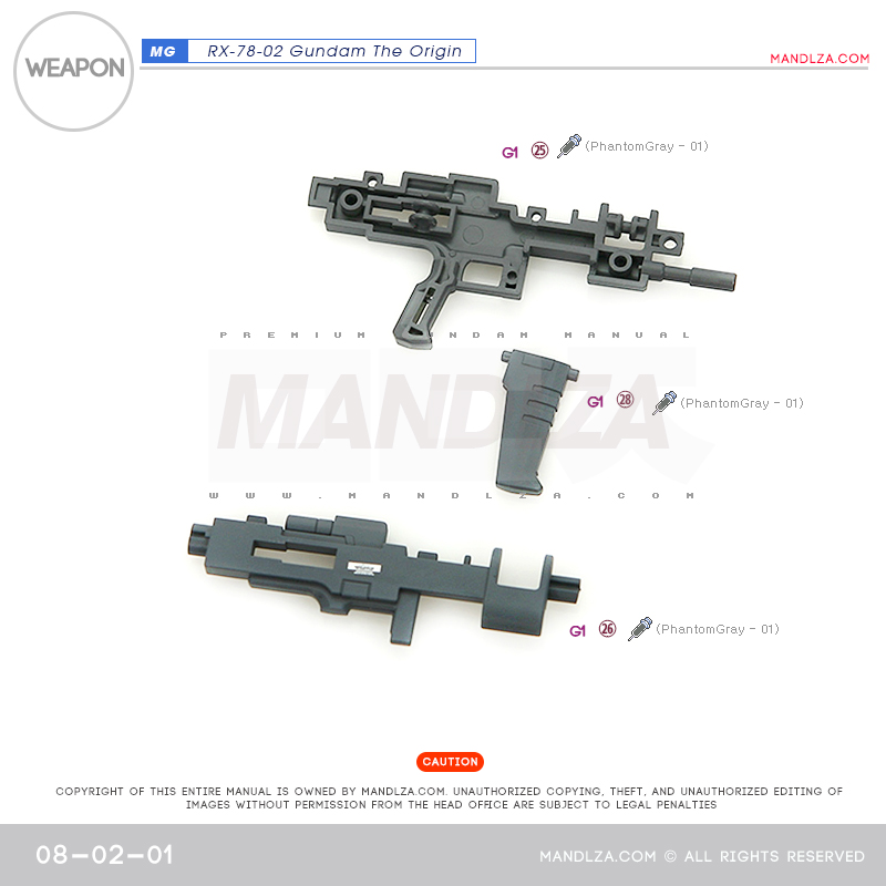 MG] RX78 The Origin weapon 08-02