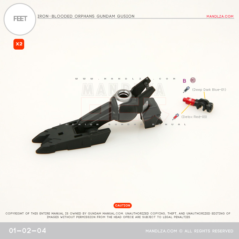 INJECTION] Gusion 1/100 FEET FRAME 01-02