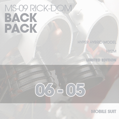 INJECTION] Rick-Dom HY2M 1/60 BACK-PACK 06-05