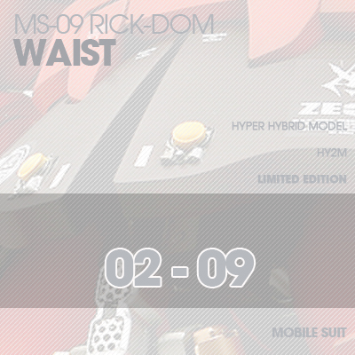 INJECTION] Rick-Dom HY2M 1/60 WAIST 02-09