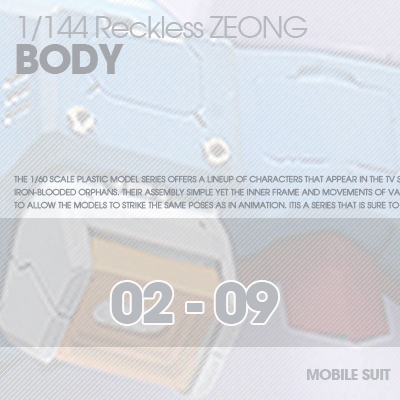 RESIN] RECKLESS ZEONG BODY 02-09