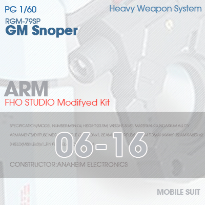 PG] RGM-79SP GM SNIPER ARM 06-16