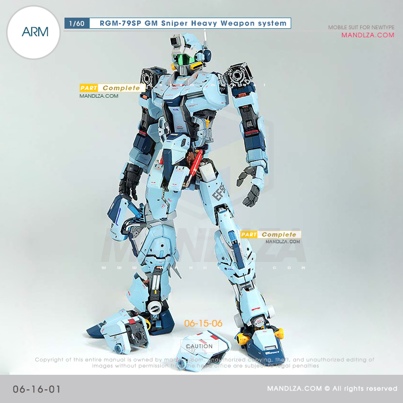 PG] RGM-79SP GM SNIPER ARM 06-16