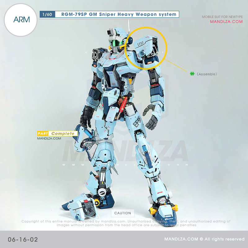 PG] RGM-79SP GM SNIPER ARM 06-16