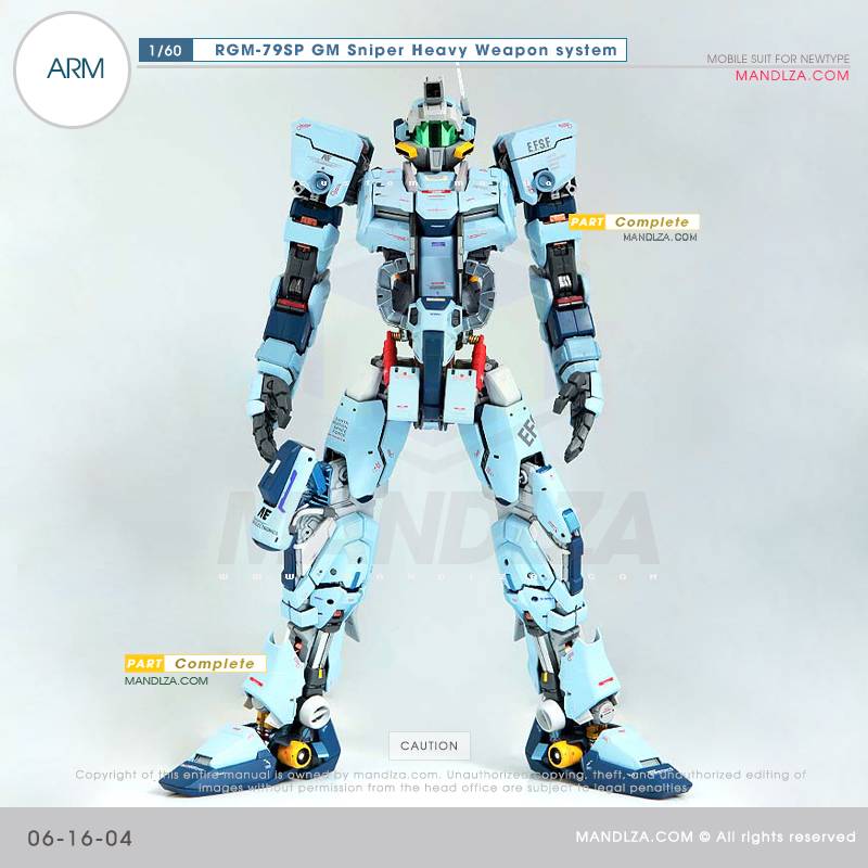 PG] RGM-79SP GM SNIPER ARM 06-16