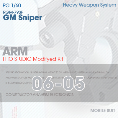PG] RGM-79SP GM SNIPER ARM 06-05