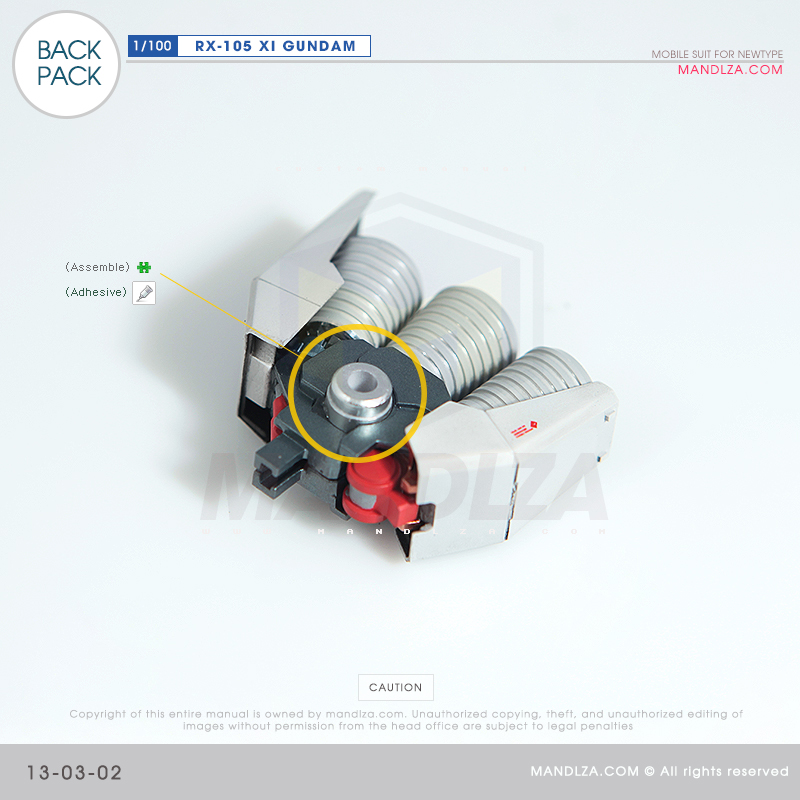 INJECTION] RX-105 XI GUNDAM BACL-PACK 13-03