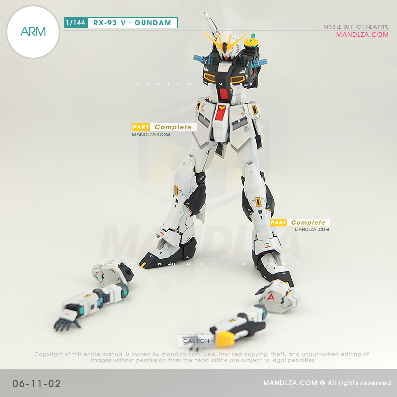 RG] RX-93 NEW GUNDAM ARM 06-11