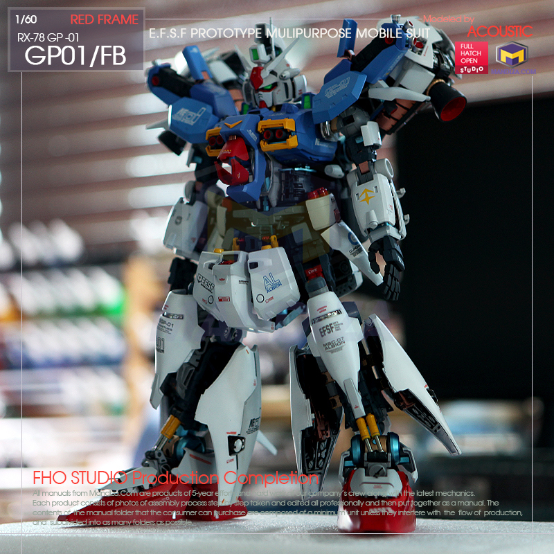 PG] Gundam GP01/FB Full Hatch Open Ver